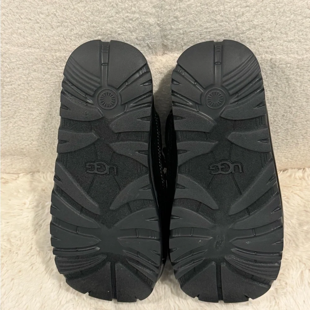 UGG Black Quilted Slip-On Footwear - Picture 4 of 5